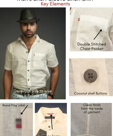 Light Olive Irish Linen Shirt