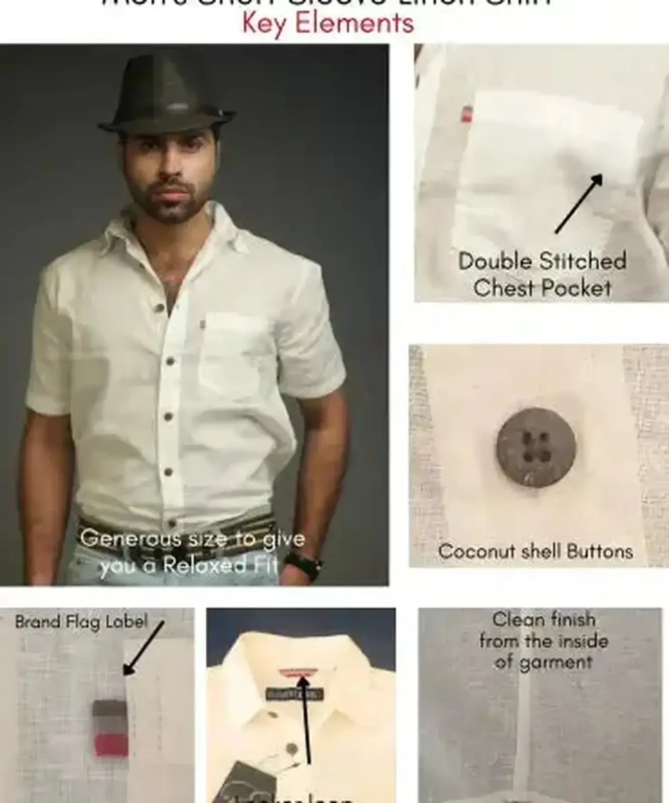 Brown Irish Linen Shirt