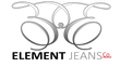 Element Jeans Co. logo with stylized jeans on a white background