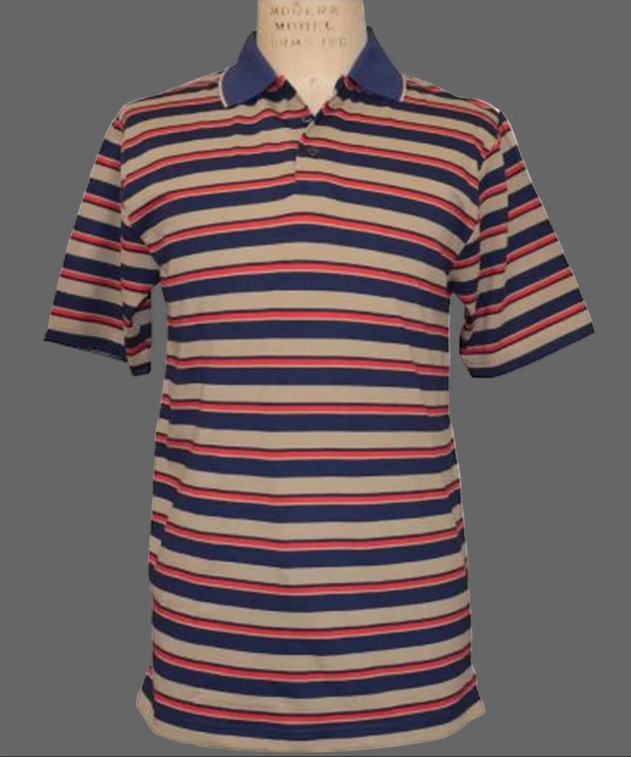 Yarn Dyed Stripped Polo Shirt