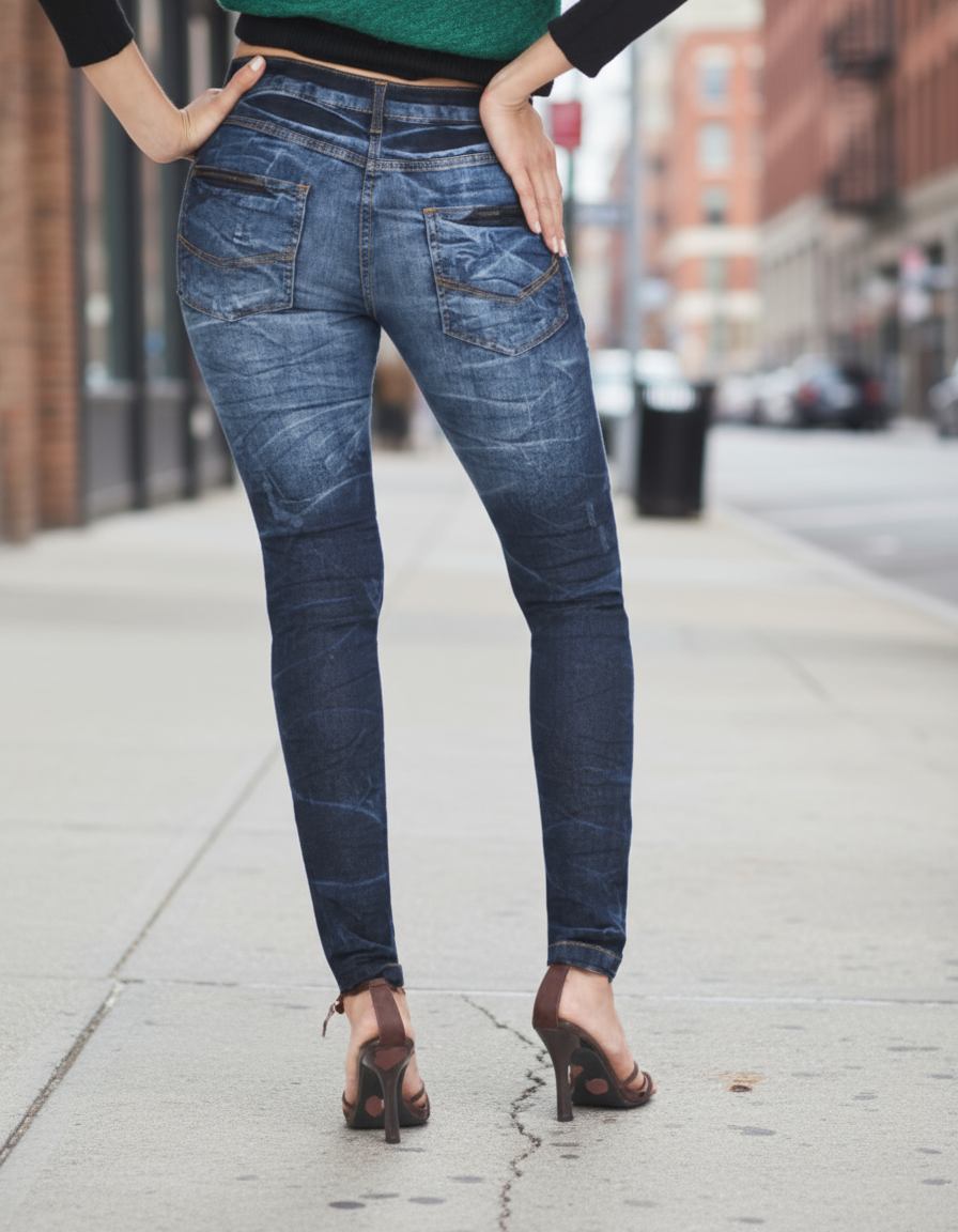 Lightning Strike power stretch Skinny Jeans