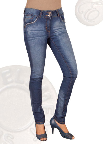 Indigo Butt lifting skinny jeans