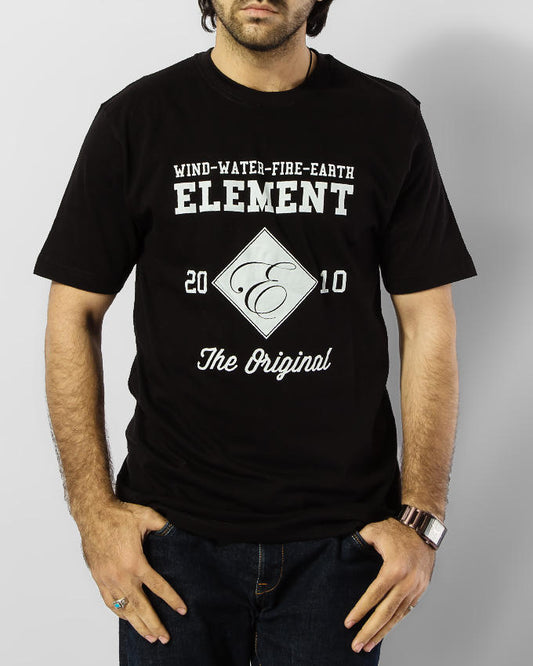 Black T-shirt with “The Original” Elements of Nature Print