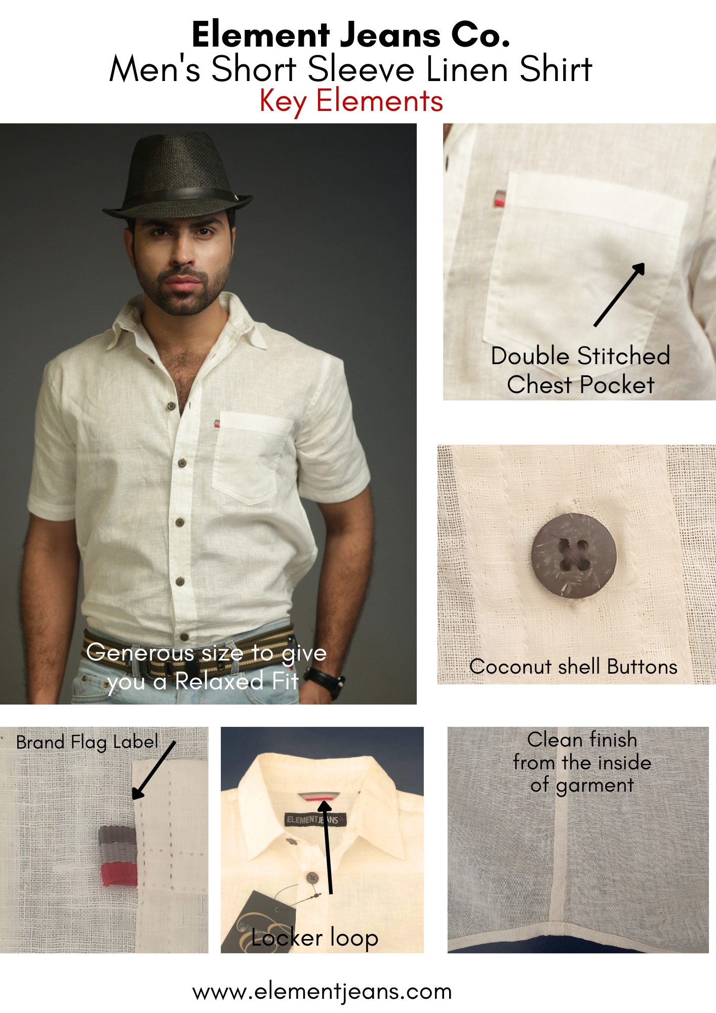 Brown Irish Linen Shirt