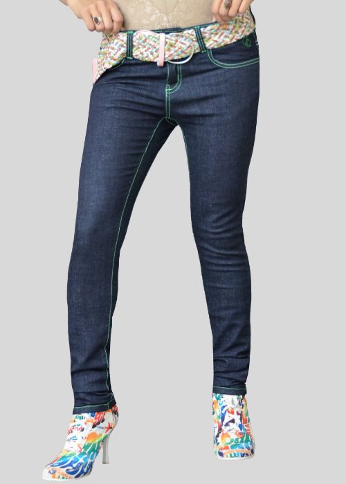 Dopamine Green Skinny Jeans