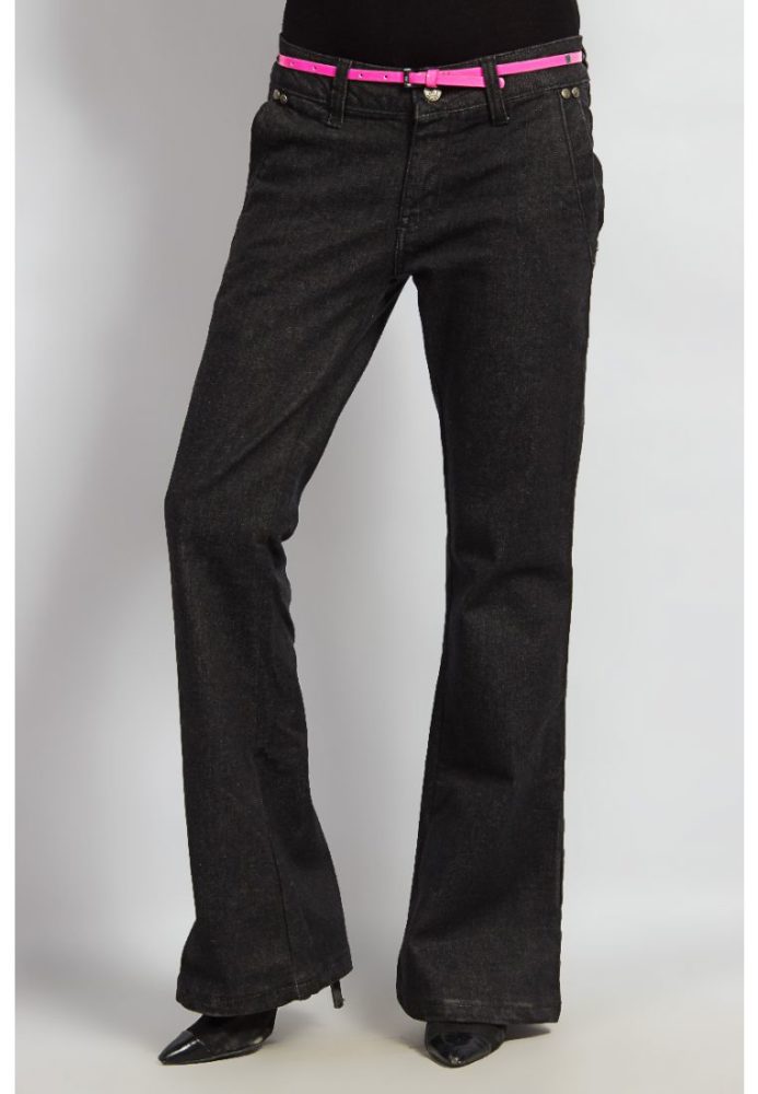 Black Flared Jeans