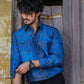 Dark Wash Long Sleeves Indigo Denim Shirt