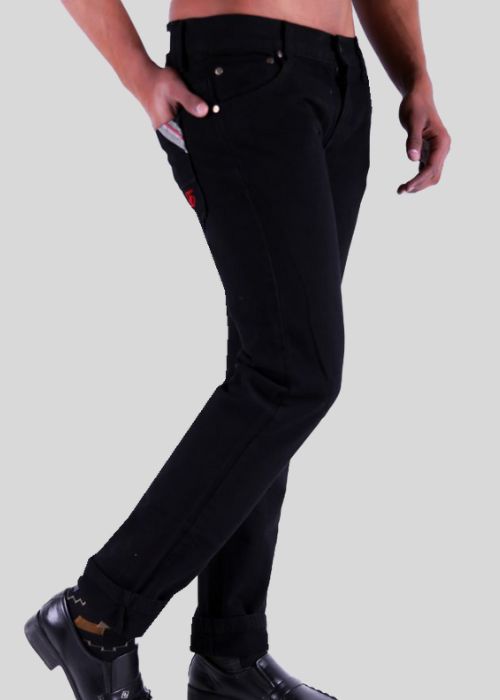 Men’s Black Low Rise Comfort Fit Jeans