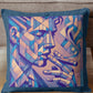 Cigar Theme Denim Cushion Covers