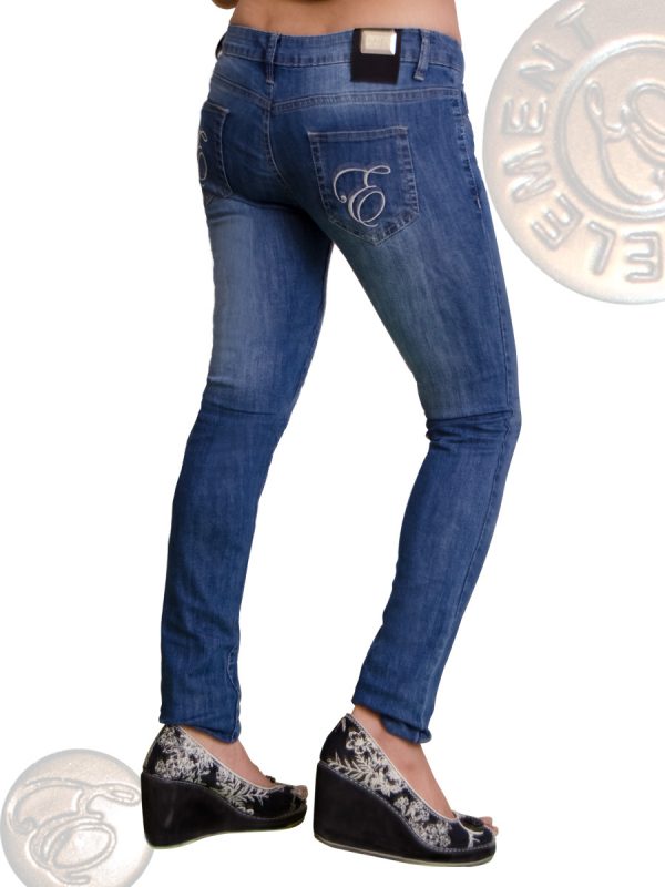 Mid Blue Skinny Jeans