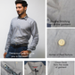 Navy Blue Men’s Long Sleeve Linen Shirt