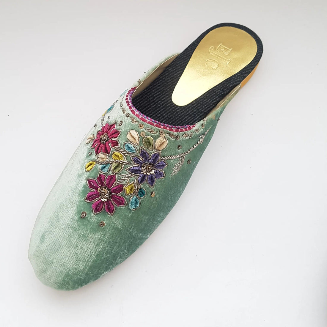 Mint Velvet Mule Shoes with embellishment