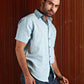 Light Blue Irish Linen Shirt