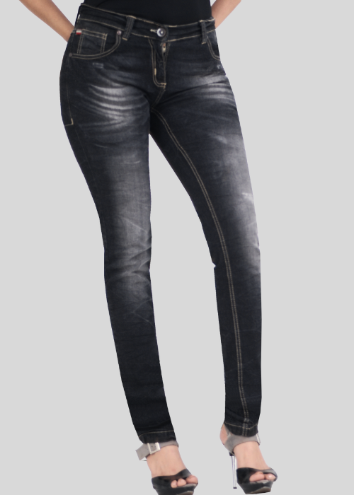 Black Power Stretch Skinny Jeans