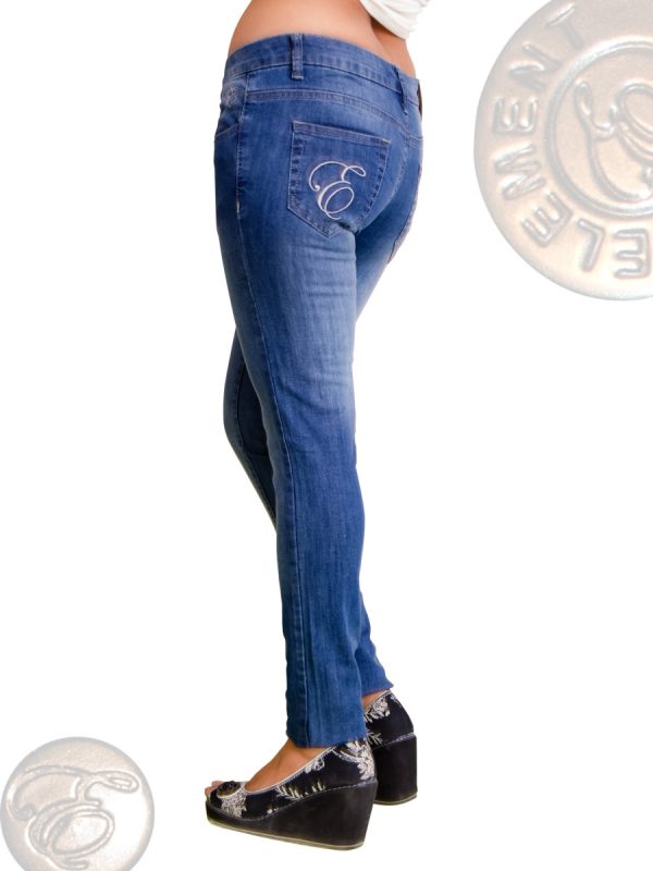 Mid Blue Skinny Jeans