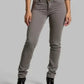 Gray Coloured mid-rise Skinny Jeans