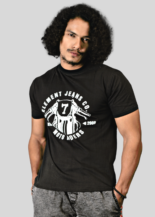 Black Moto Riders Graphic Tee