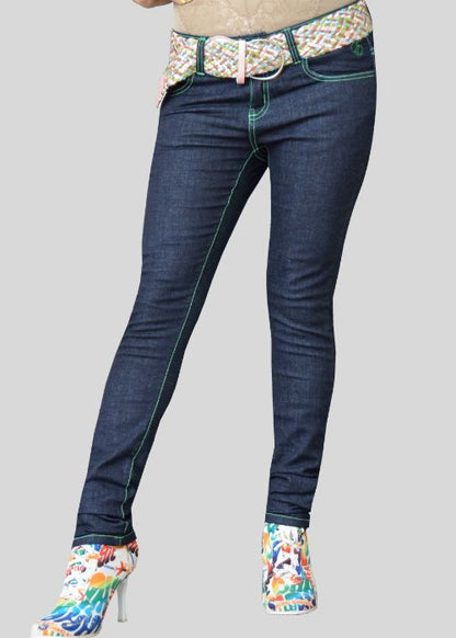 Dopamine Green Skinny Jeans