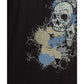 Gothic Punk Rock Skull print Graphic Tee