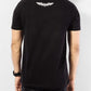 Black Graphic Tee with Graffiti Print