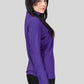 Purple Long Sleeve Turtle Neck Top