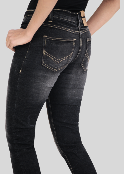 Black Power Stretch Skinny Jeans