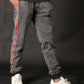 Uni-sex Grey Knit Denim Casual Sweat Pants / Joggers