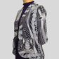 Black & White Abstract Shrug