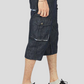 Denim Cargo Shorts