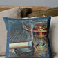 Cigar theme Denim Cushion covers