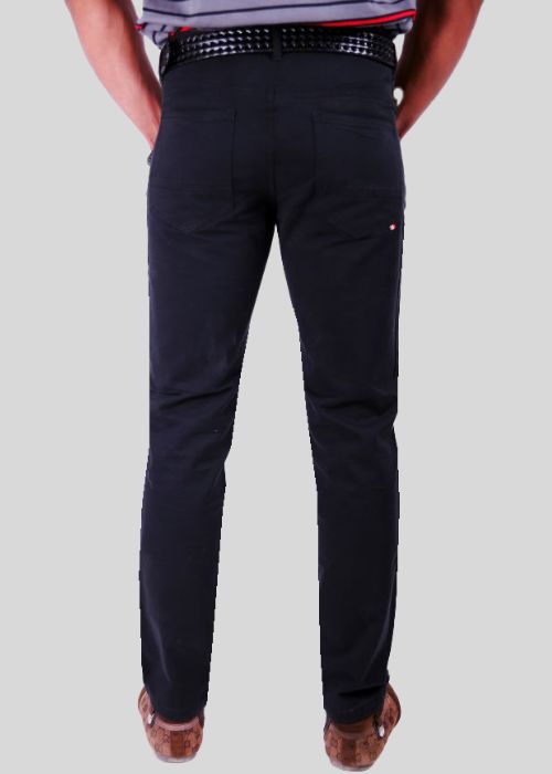 Black Slim Fit Twill Jeans