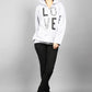 LOVE Pattern Pullover Hoodie