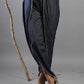 Denim Harem Pants with crystallized edging