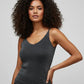 Black Metallic Tank Top
