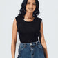 Black Sleeveless soft knit camisole