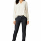 Jet black low rise Denim skinny jeans