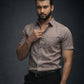 Brown Irish Linen Shirt