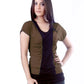 Casual Colour Block Knit Top