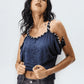 Charcoal Grey halter strap singlet