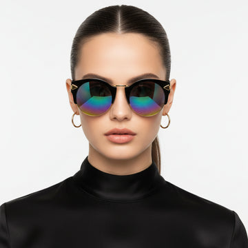 Unisex Tortoise Shell Frame With Polarized Lens