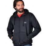 Fleece Hoodie With Kangaroo Pocket.