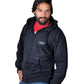 Fleece Hoodie With Kangaroo Pocket.