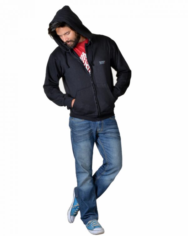 Fleece Hoodie With Kangaroo Pocket