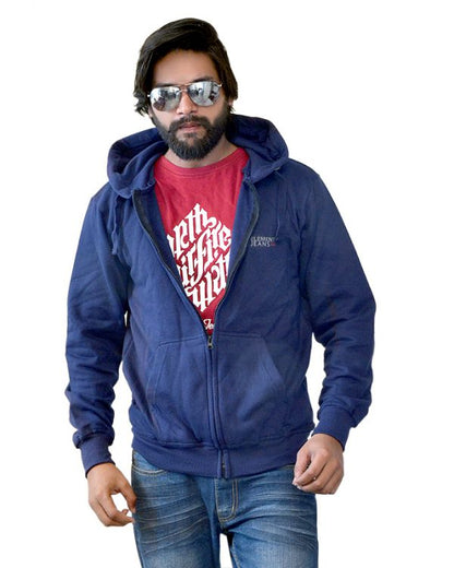 Fleece Hoodie With Kangaroo Pocket