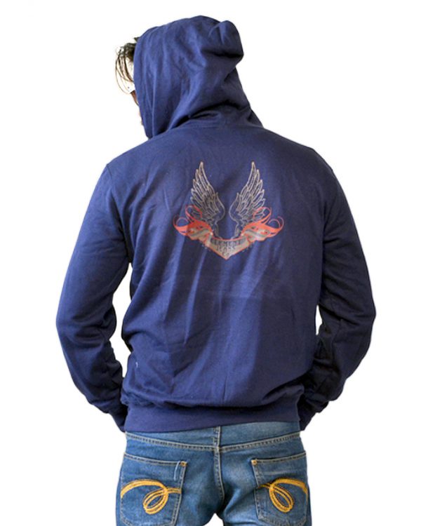 Fleece Hoodie With Kangaroo Pocket