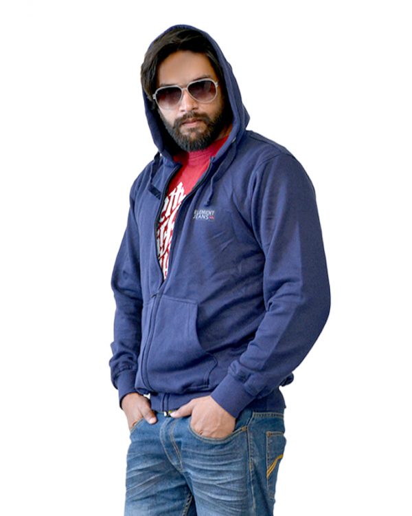 Fleece Hoodie With Kangaroo Pocket