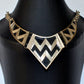 Art Deco Style Geometrical Design Neck Piece