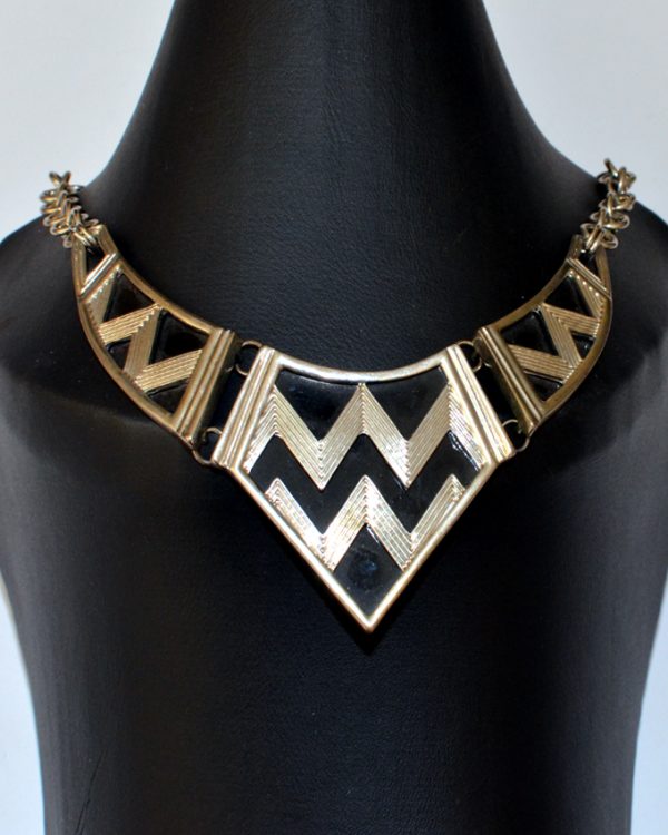 Art Deco Style Geometrical Design Neck Piece