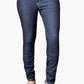 Dark Blue low rise Skinny Jeans with Gold stitching