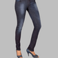 Dark Wash skinny Jeans with slight sand blasting 